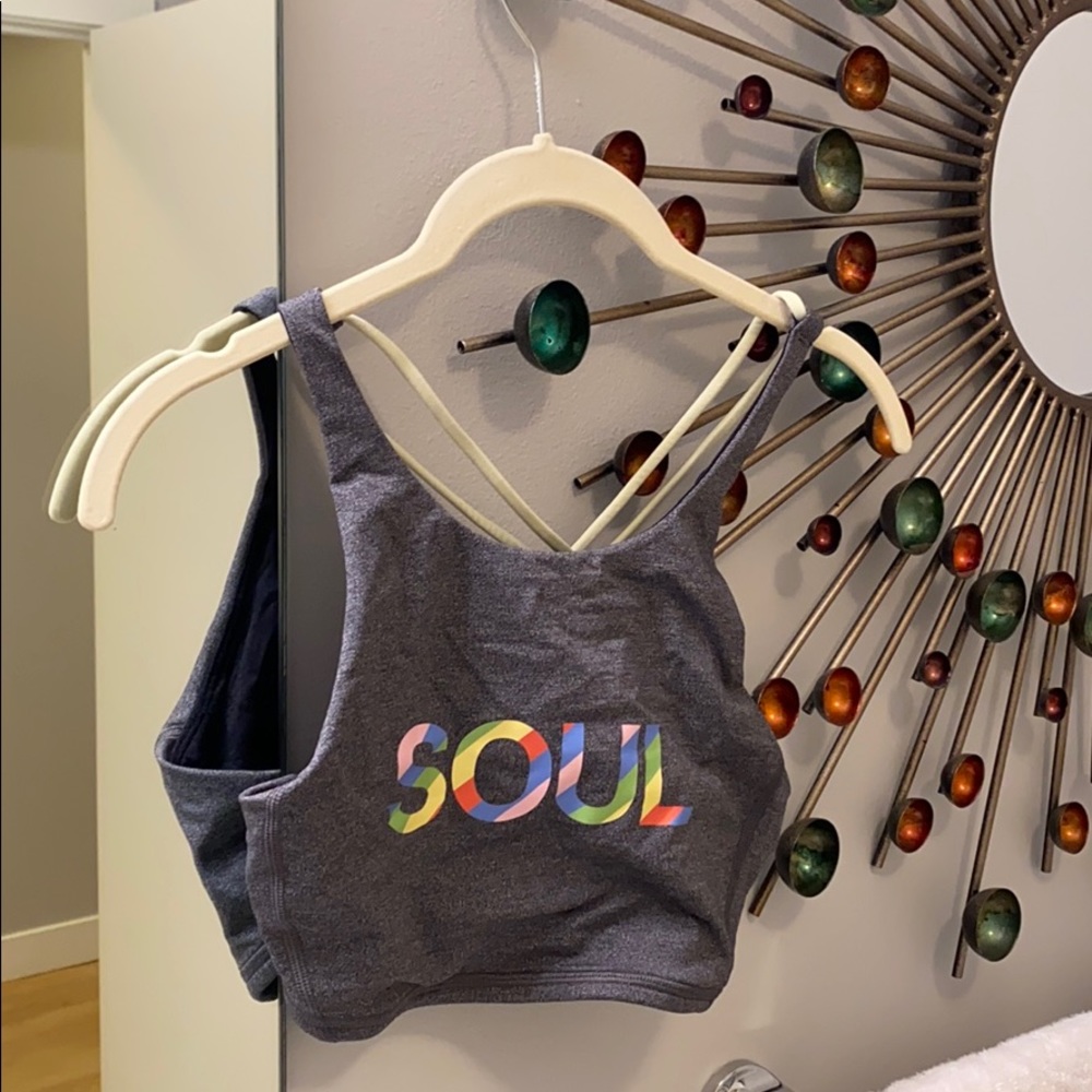 Lululemon x Soulcycle Free to Be High Neck Bra • 6